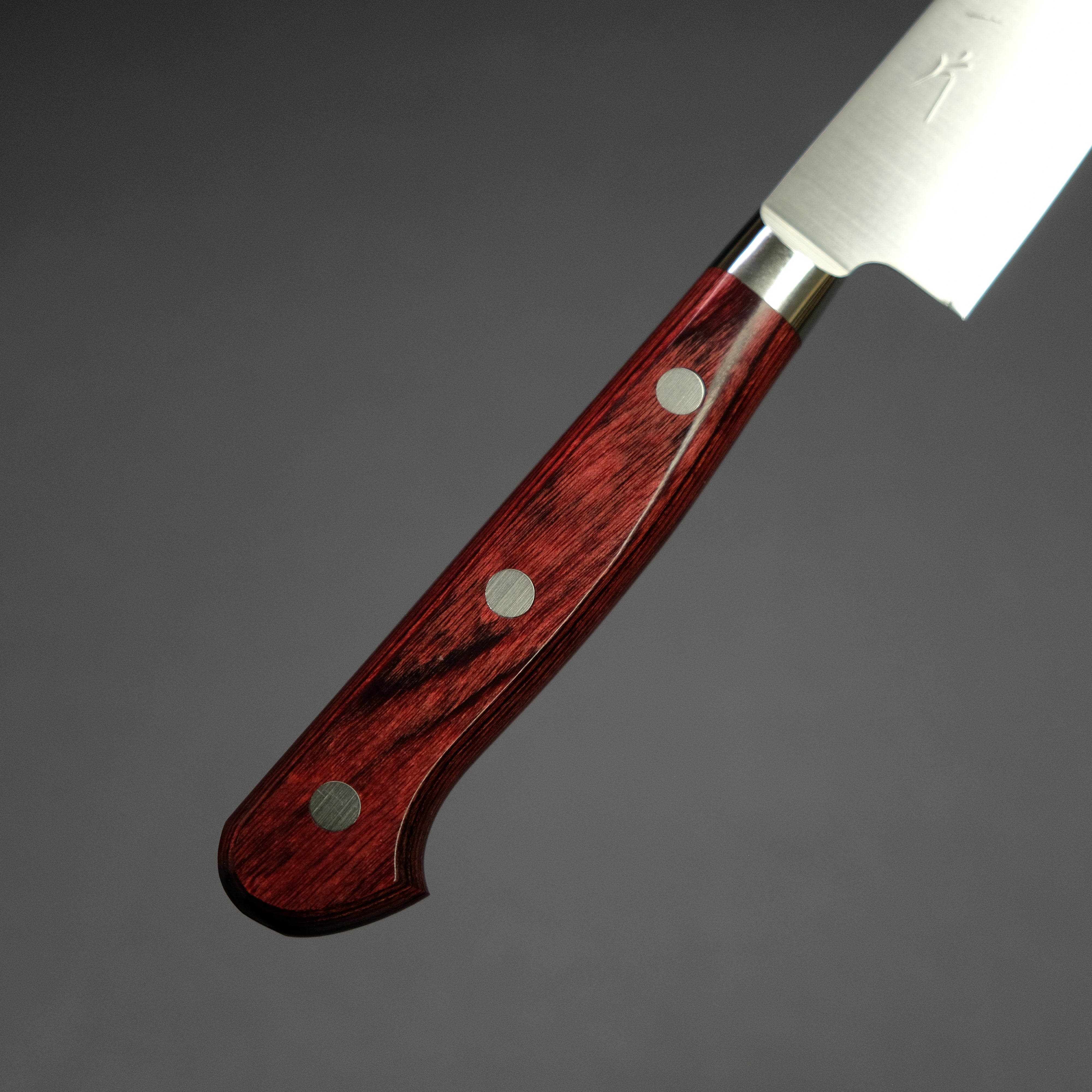 Hitohira TP Petty 150mm Japanese Kitchen Knife with Wine Pakka Handle - Precision Slicing for Fruits, Vegetables & Boneless Meat - Perfect for Home Chefs & Professional Kitchens