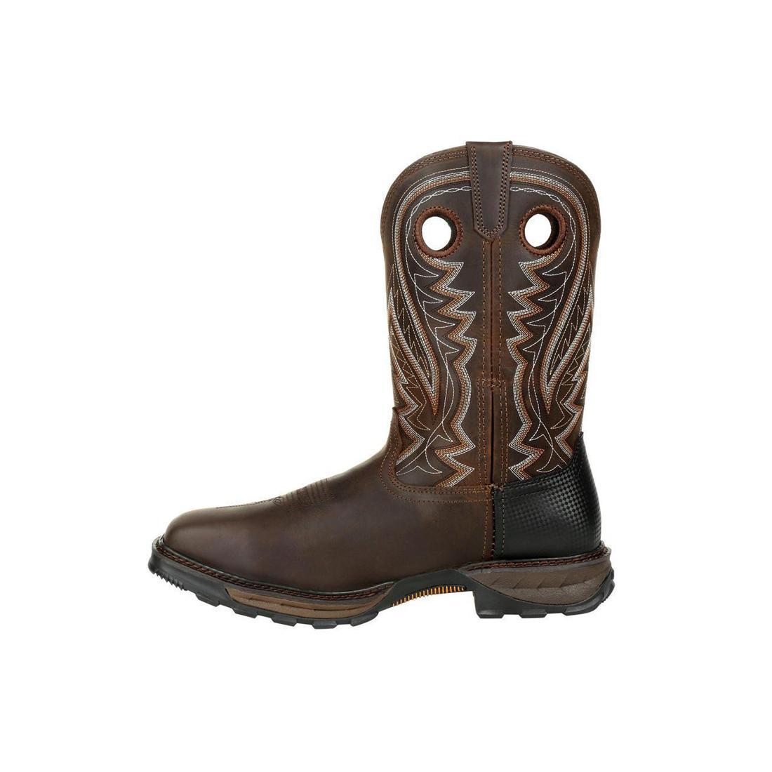 Maverick XP Steel Toe Puncture Resistant Western Work Boots for Men - Durable Safety Shoes for Construction, Ranch & Outdoor Work
