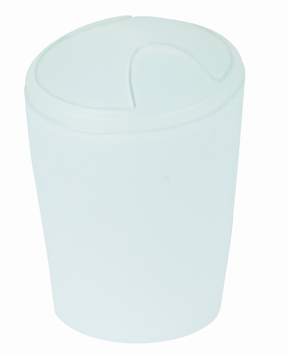 Frosty White Move Polypropylene Bin - Durable Storage Container for Home, Office & Garage Organization