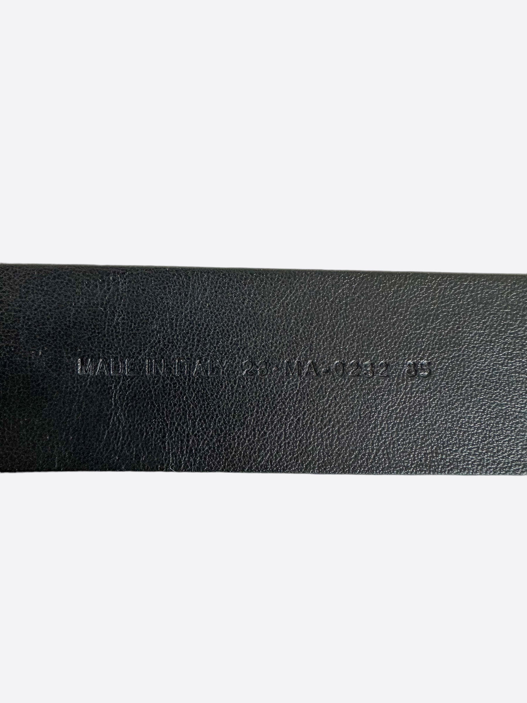 Dior Black Leather Belt with Gold Buckle - Luxury Designer Belt for Men & Women - Perfect for Formal Wear, Office & Special Occasions
