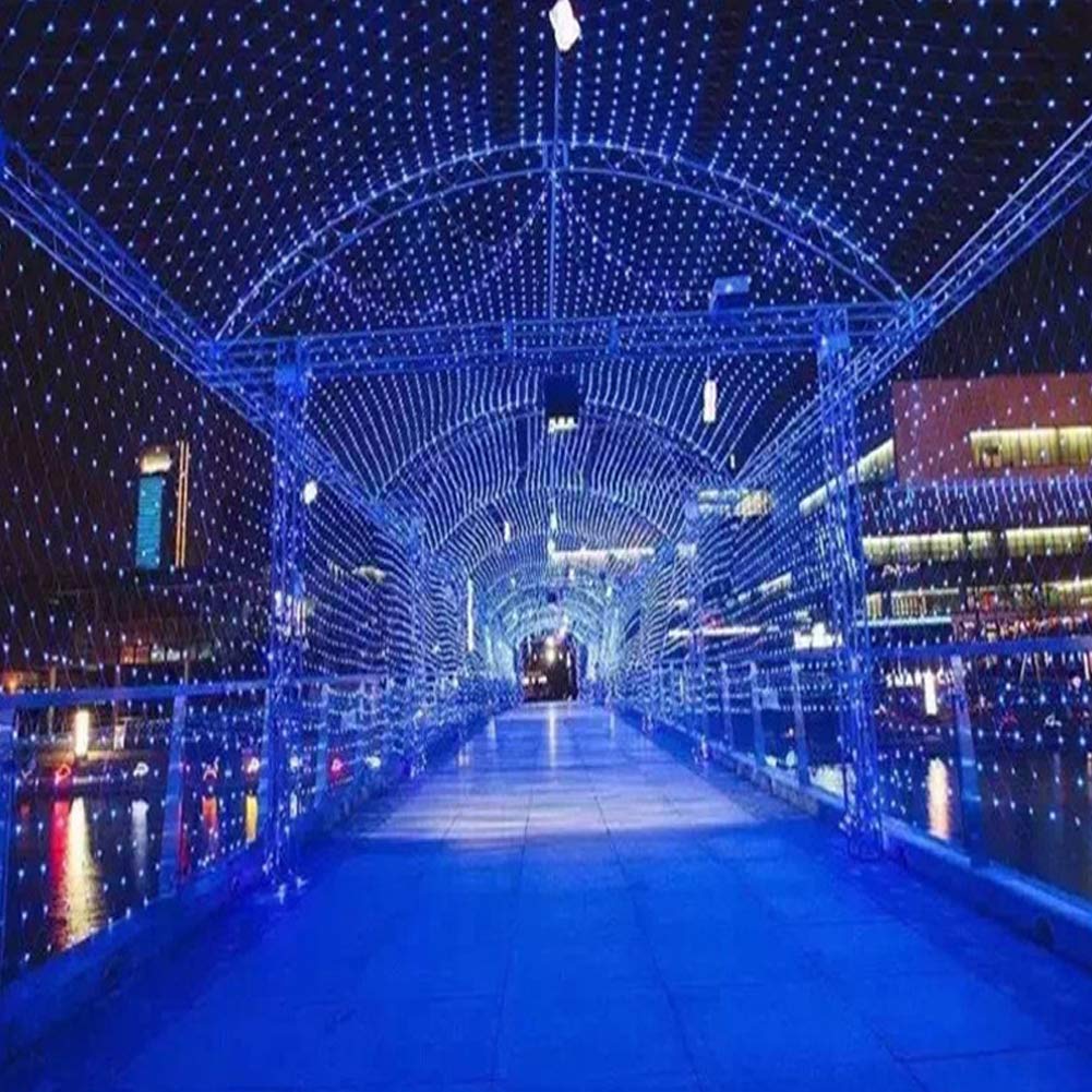 Waterproof Christmas Net Lights Outdoor - 8 Lighting Modes LED String Mesh Lights for Xmas Trees, Wedding, Garden, Party Decor (US Plug) | Perfect for Holiday, Patio, Yard & Indoor Festive Decoration