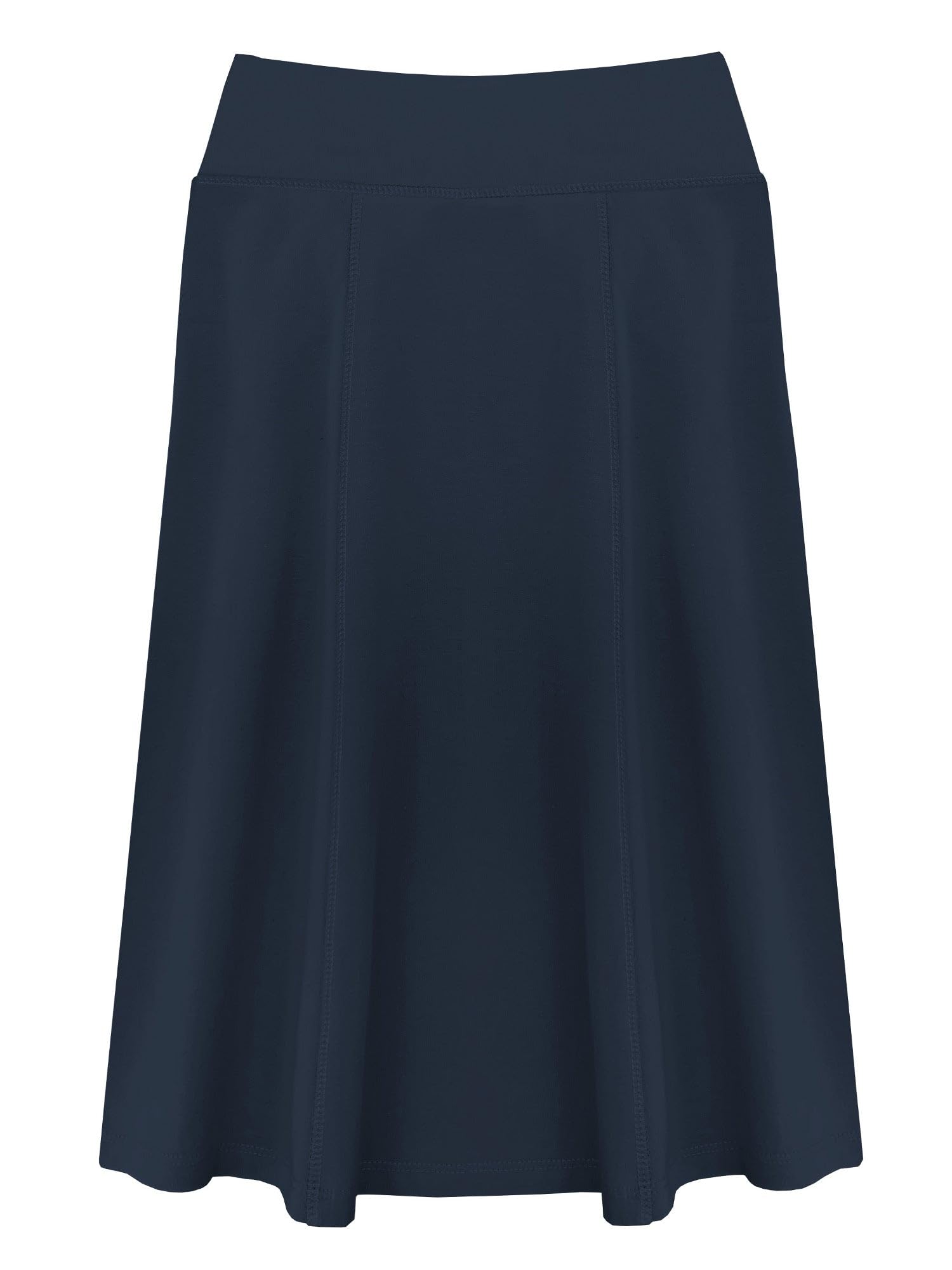 Baby'O Girls' Cotton A-Line Skirt - Knee-Length for Play & School