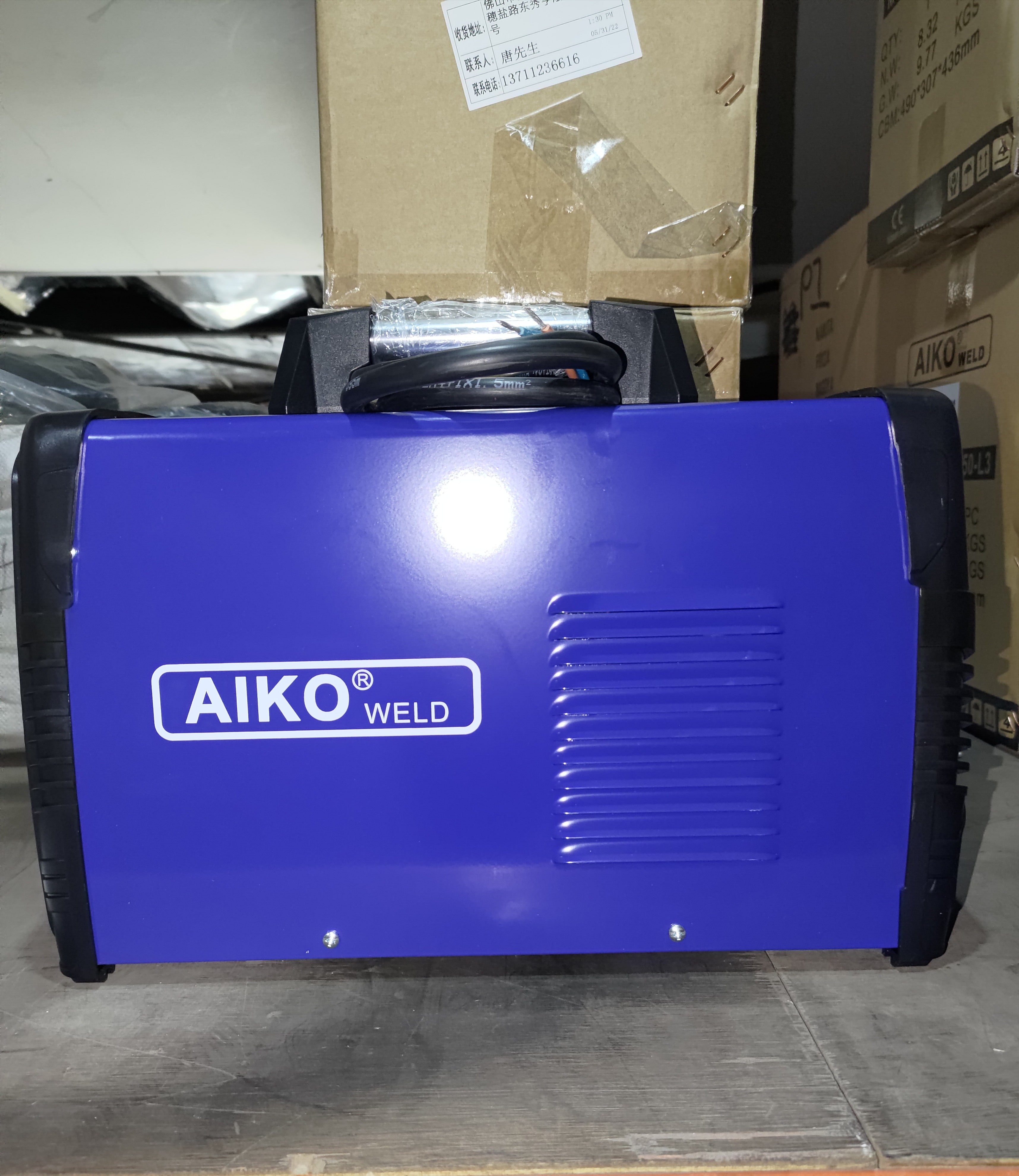 AIKO 110V/240V Dual Voltage TIG Welding Machine with 3m Welding Cable & 3m Ground Cable | Model W TIG200AD | Perfect for Home DIY, Metal Fabrication & Automotive Repair