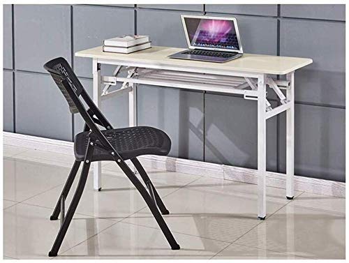 Foldable Office Chair with Steel Feet - Ergonomic Conference & Training Chair for Home & Office - Comfortable Computer Chair with Backrest - Perfect for Meetings, Workstations & Home Offices