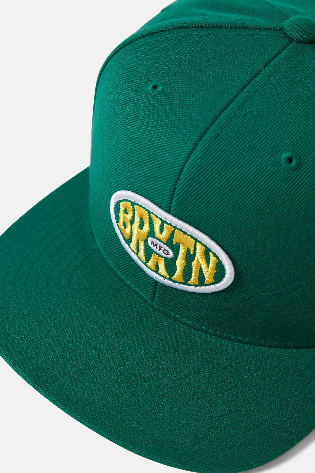 Largo Snapback Hat - Deep Emerald Green Adjustable Baseball Cap for Men & Women | Perfect for Outdoor Sports, Casual Wear & Street Fashion