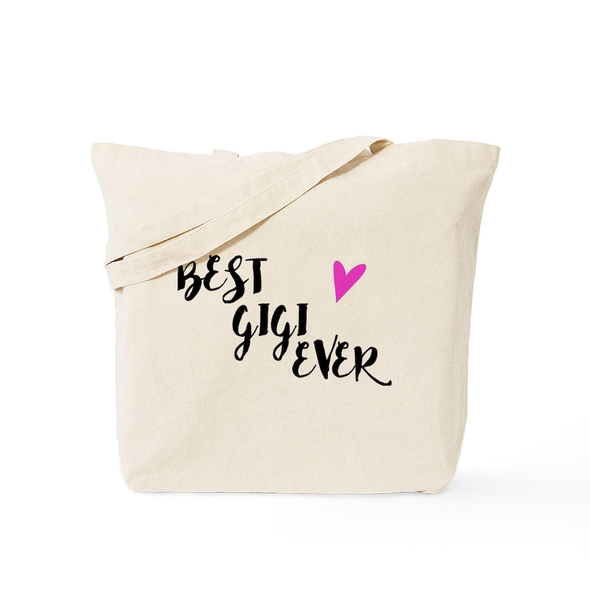 Best Gigi Ever Tote Bag - Natural Canvas Reusable Shopping Bag for Women | Eco-Friendly Grocery Tote for Work, Beach & Daily Use