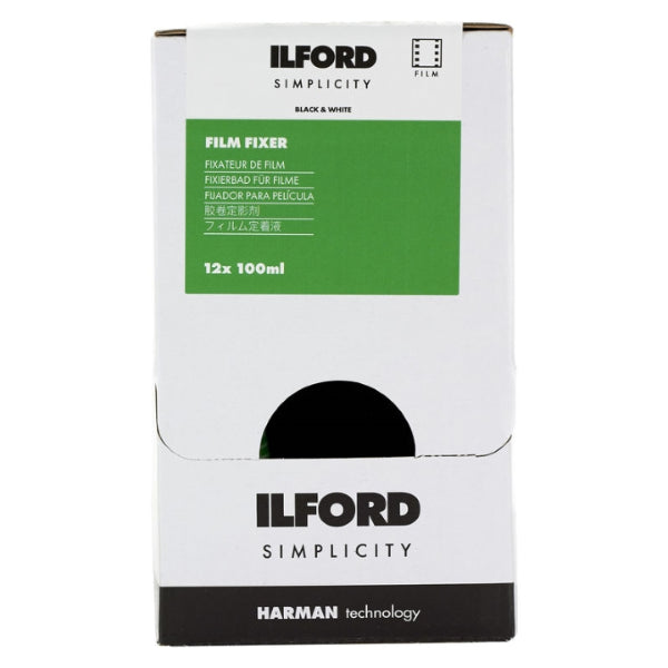 Ilford Simplicity Film Fixer (12 Pack) - High-Quality Black & White Film Developer for Darkroom Photography - Perfect for Developing, Fixing, and Preserving Film Negatives