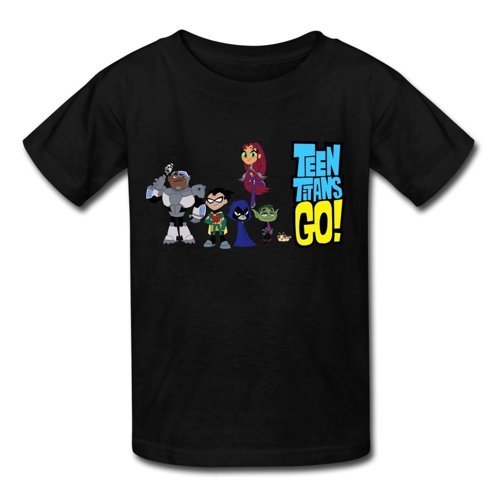 Teen Titans Go Short Sleeve T-Shirt for Kids - Boys & Girls Youth Graphic Tee | Cartoon Character Apparel for School, Play & Everyday Wear