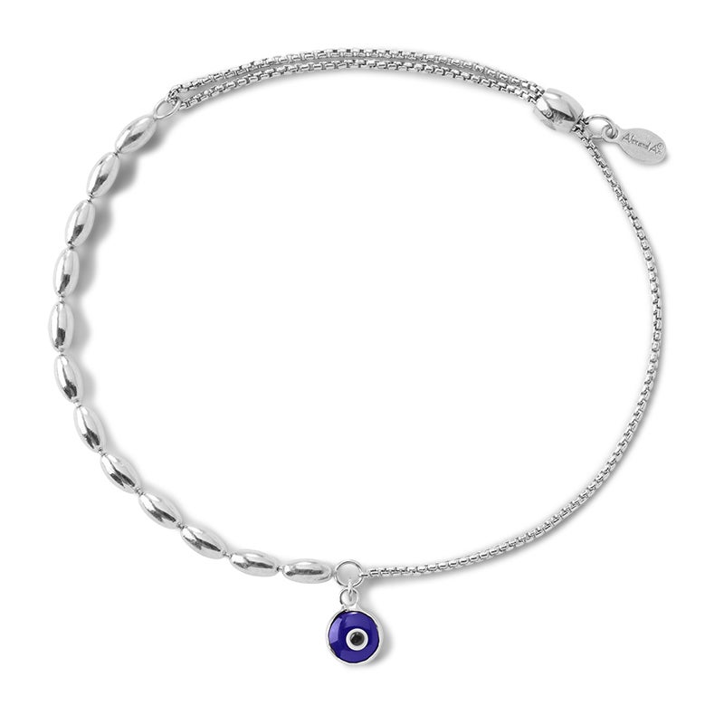 Evil Eye Protection Bracelet with Pull Chain - Stylish Handmade Beaded Jewelry for Women - Perfect for Everyday Wear, Gifts & Spiritual Healing