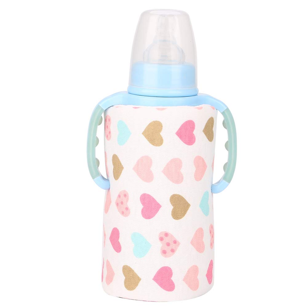 Portable USB Rechargeable Baby Bottle Warmer - Foldable Milk Bottle Heater for Travel, Car & Long Trips | Fast Heating Cloth Bag Design for On-the-Go Parents | Perfect for Road Trips, Airplane Travel & Outdoor Feeding