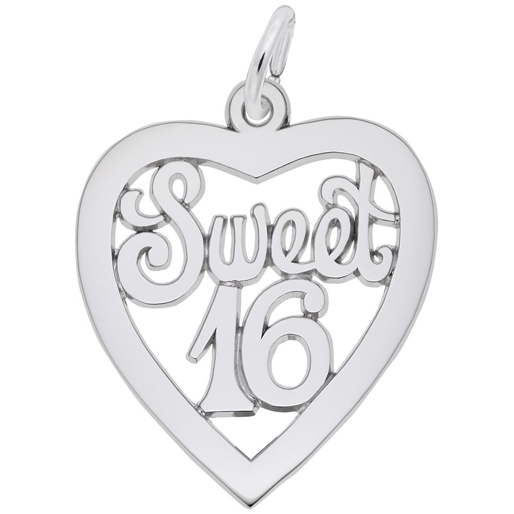 Sweet 16 Charm Bracelet & Necklace Charms - Sterling Silver Birthday Gifts for Teens - Perfect for Sweet 16 Parties, Birthdays & Special Occasions