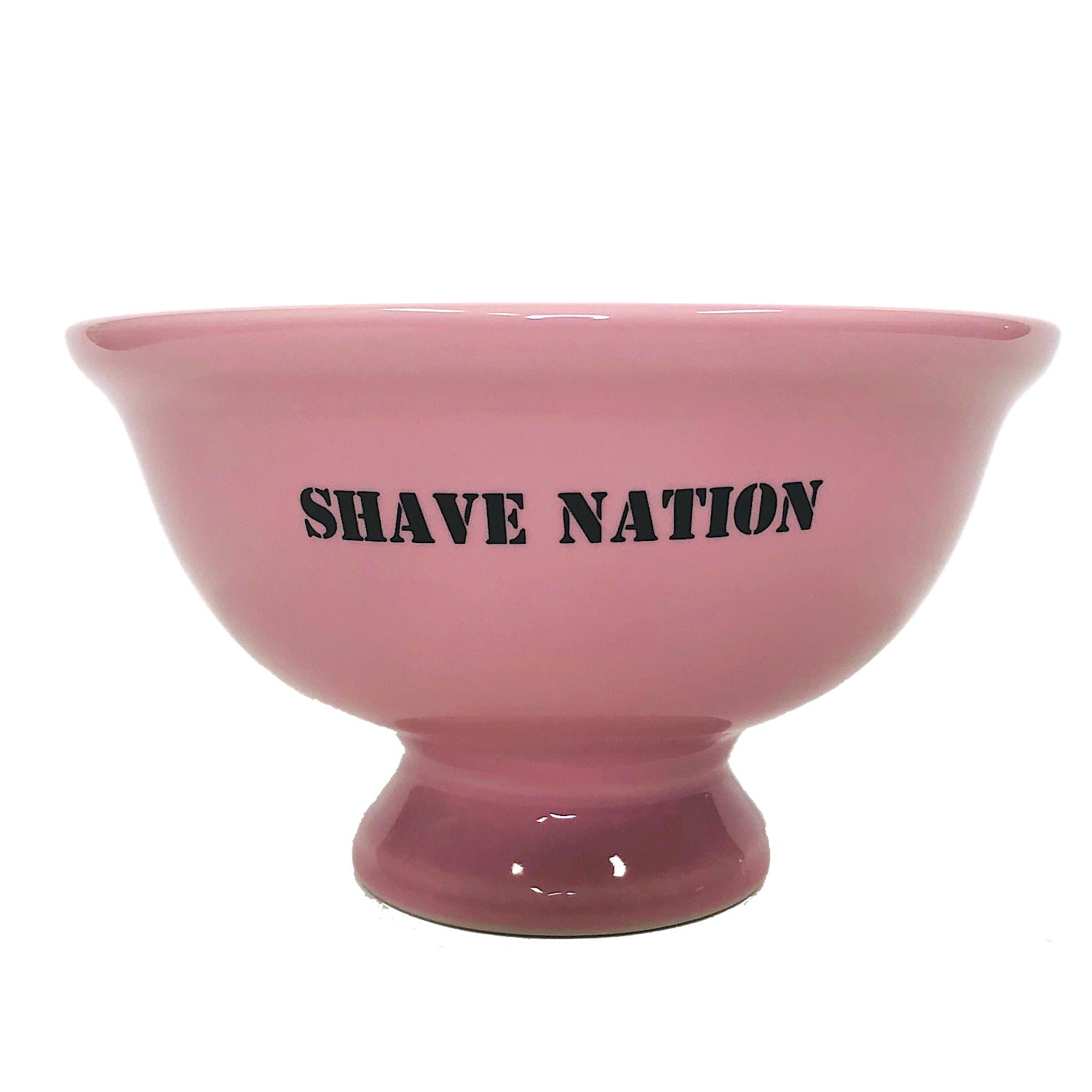 Shave Nation Premium Ceramic Shaving Lather Bowl for Men - Custom Shaving Bowl for Thick Lather & Smooth Shave - Perfect for Wet Shaving & Barber Shop Use