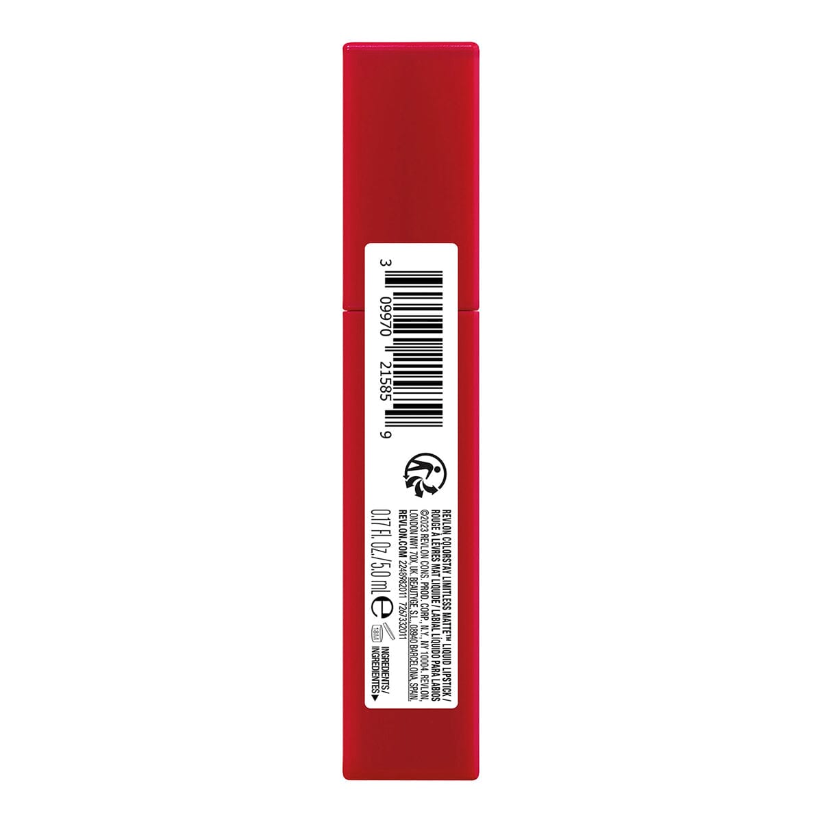 Revlon ColorStay Limitless Liquid Matte Lipstick in Fire Off - Long-Lasting, Smudge-Proof Lip Color for Day & Night Wear