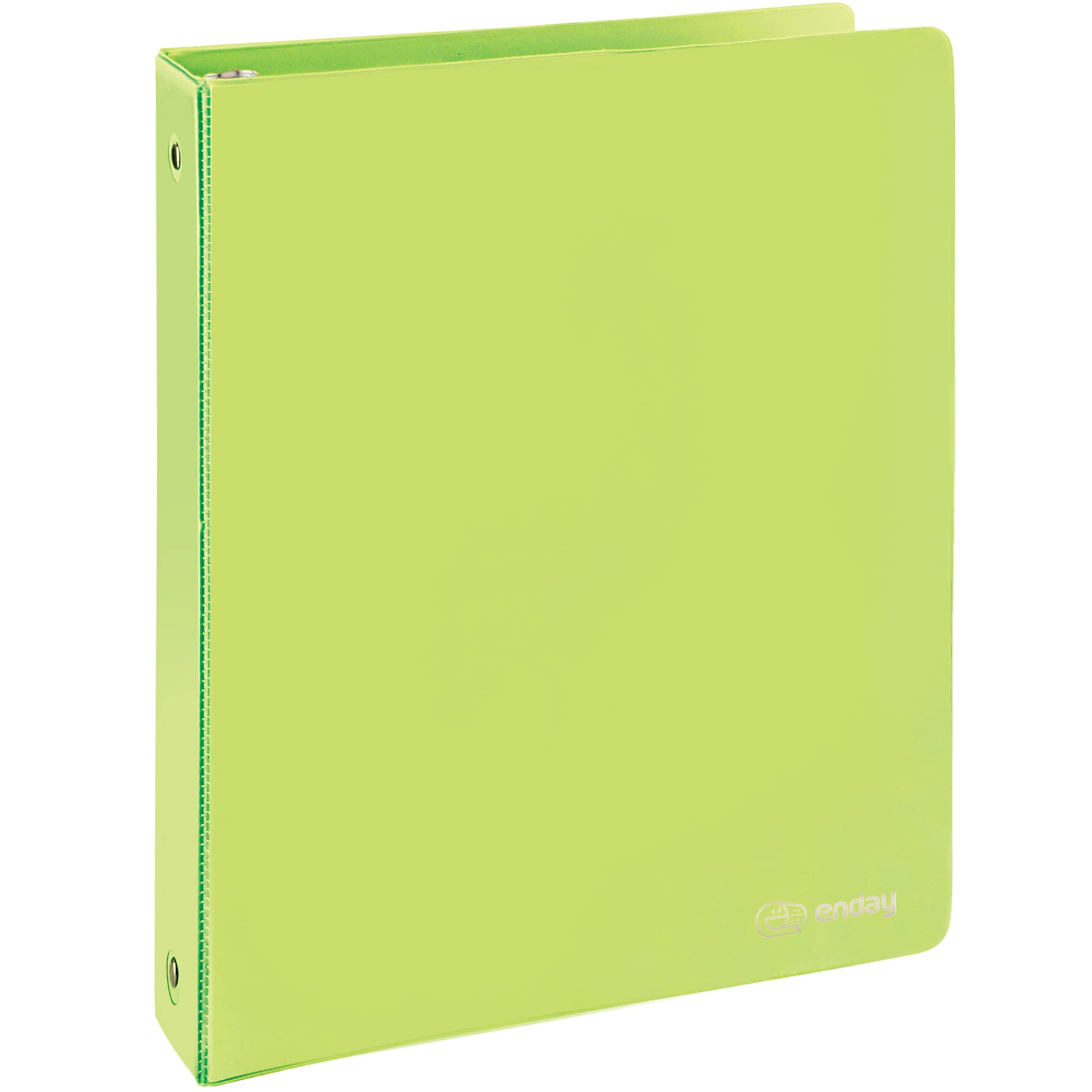Enday 1.5 Inch Green 3-Ring Binder with Clear View Cover & 2 Inside Pockets - Durable School & Office Supplies for Organizing Documents, Homework, and Presentations - Perfect for Students, Teachers, and Professionals