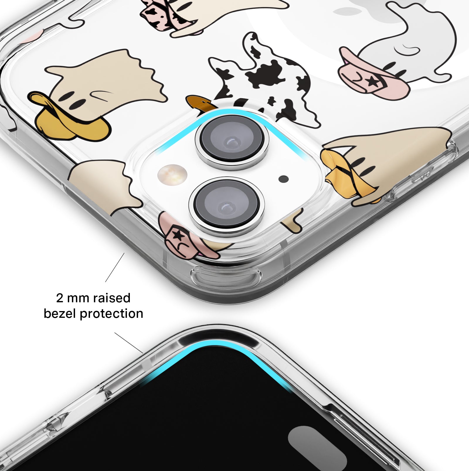 Ghosted Cowboys iPhone Case - Stylish & Durable Phone Cover for iPhone 13/14/15 Pro Max - Perfect for Western Lovers & Country Music Fans (Rodeo, Concerts, Outdoor Adventures)