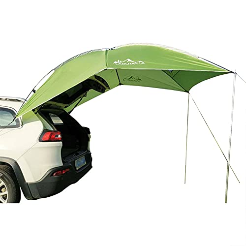 XIWUYA Car Trunk Tent Sunshade with Support Bracket - Waterproof Tailgate Awning for SUV, Van & Truck - Perfect for Camping, Road Trips, Picnics & Outdoor BBQ