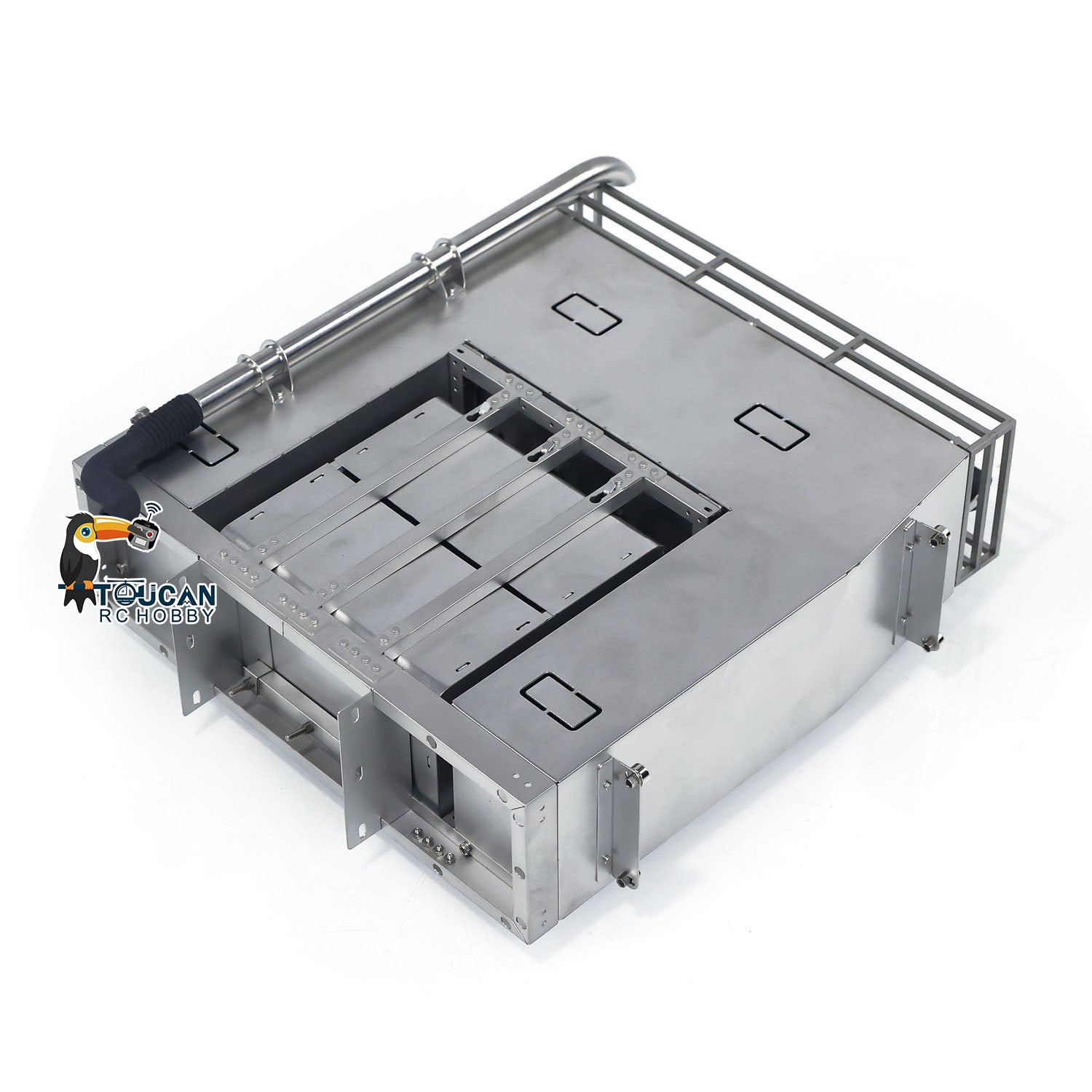 ScaleClub 1/14 10x10 Metal Chassis for RC Tractor Truck FH750 - Heavy Duty Remote Control Car Chassis, Simulation Vehicle Parts, Hobby Model DIY Accessories - Perfect for Off-Road Racing & RC Tractor Truck Customization