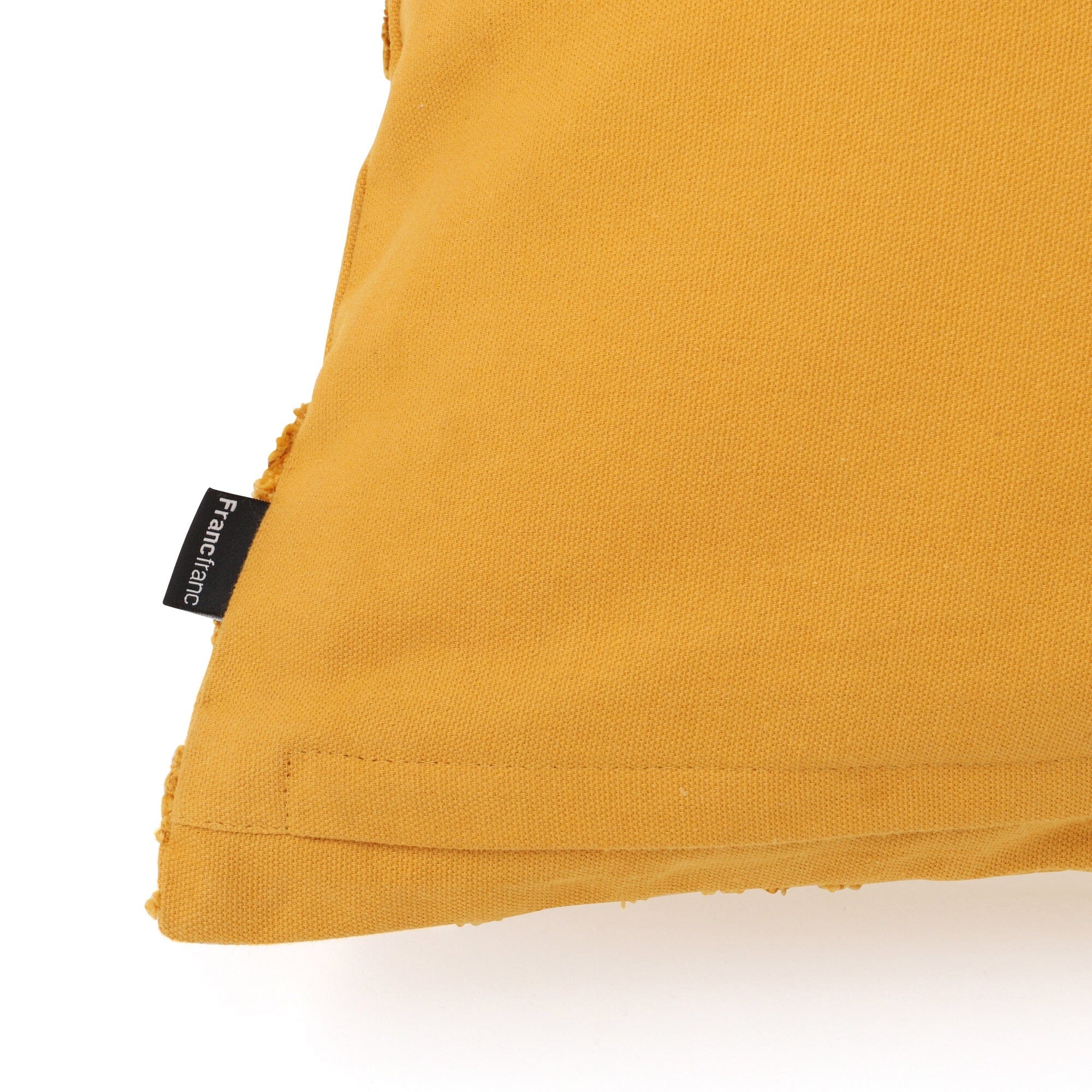 Botanical Embroidery Cushion Cover 18x18 Inches Yellow - Soft Decorative Pillow Case for Sofa, Bed, Living Room & Home Decor
