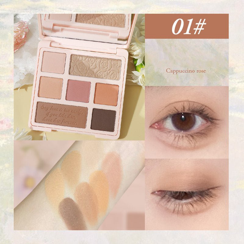 HOLD LIVE Paris Garden Eyeshadow Palette - 18 Color Matte & Shimmer Eyeshadow Set for Women, Vegan & Cruelty-Free - Perfect for Day & Night Makeup Looks