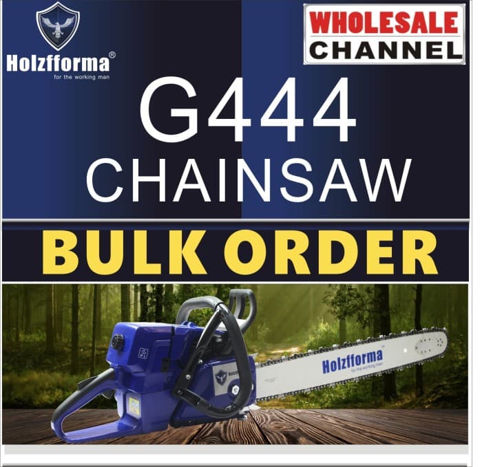 Holzfforma G444 Blue Thunder 70.7cc Gasoline Chainsaw Power Head - Compatible with MS440/044 - Bulk Order 10+ Units - Farmertec (No Guide Bar & Chain Included) - Ideal for Professional Logging, Tree Felling & Heavy-Duty Wood Cutting