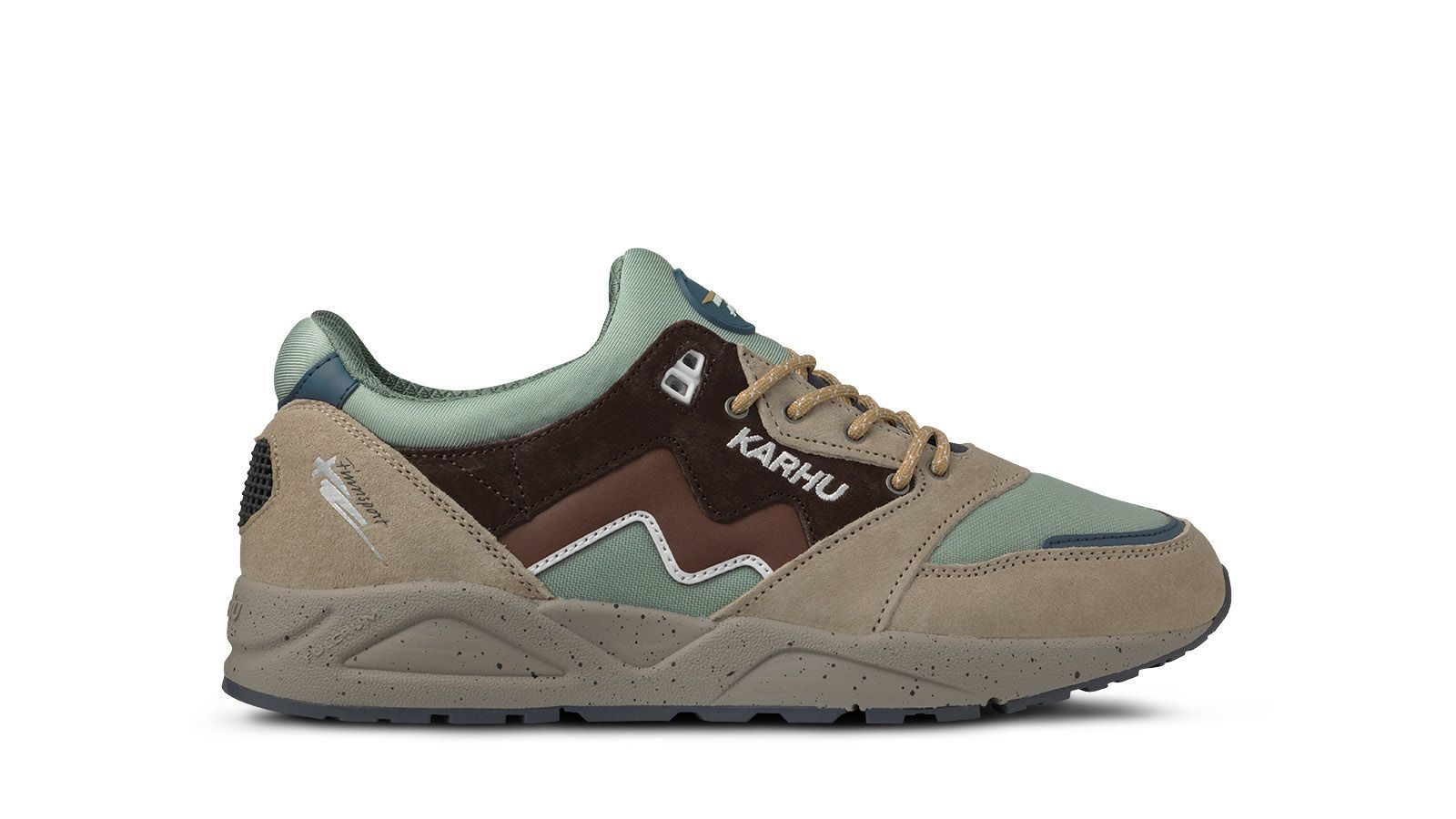 ARIA 95 Running Shoes - Slate Green & Cappuccino Color | Lightweight Comfort for Jogging, Gym Workouts & Daily Wear