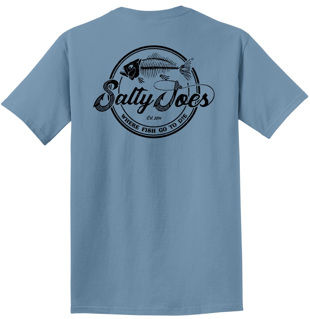 JOES SURF SHOP Men's Graphic T-Shirt - 100% Pigment-Dyed Cotton Tee for Casual Wear & Beach Outfits | Surfing, Summer Style & Streetwear Fashion