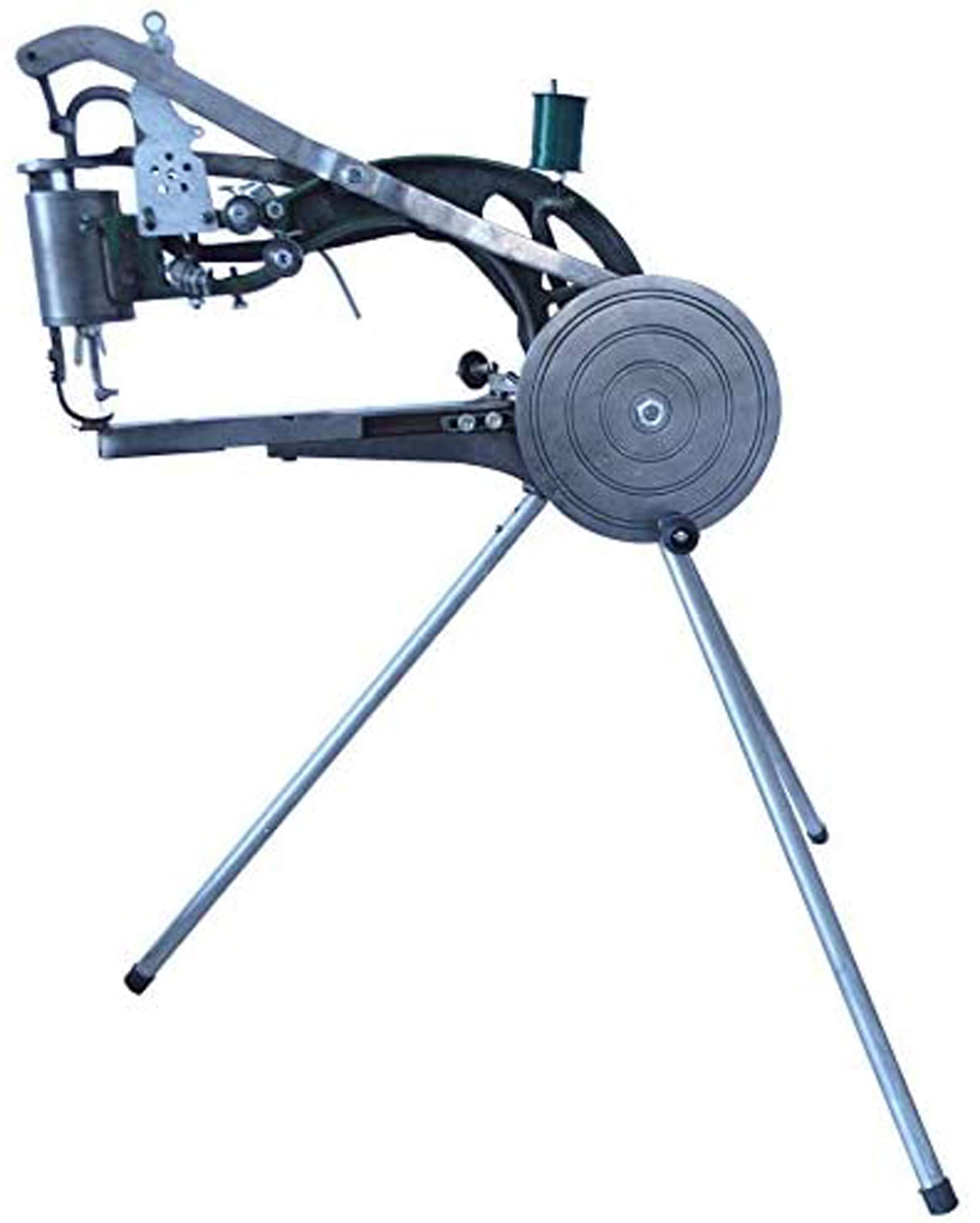 Heavy Duty Manual Shoe Repair Machine - Dual Cotton & Nylon Thread Sewing Machine with Adjustable Tripod Stand - Perfect for Cobbler Shops, Leather Crafting & DIY Shoe Repairs at Home