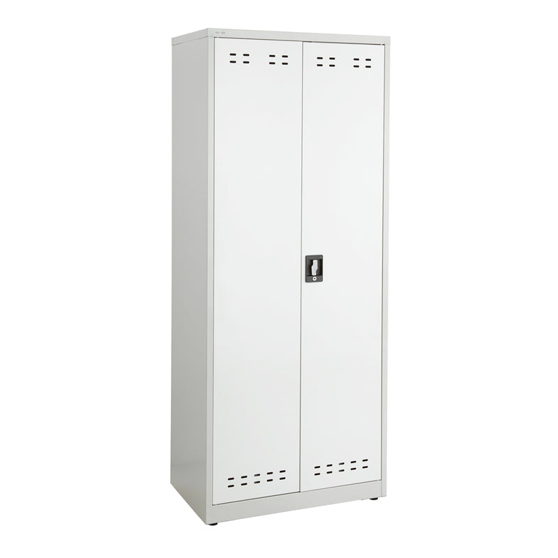Heavy-Duty Steel Storage Cabinet - 5-Shelf Metal Organizer for Garage, Office & Home Organization - Secure & Durable Storage Solution for Tools, Files & Supplies