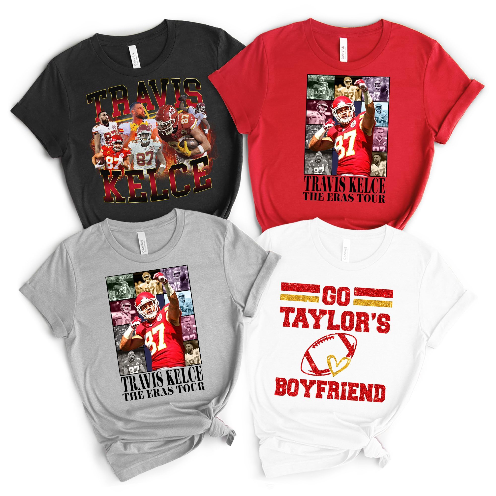 Funny Football T-Shirt for Men - Go Taylor's Boyfriend Shirt & Travis Kelce Fan Tee - Perfect Game Day Outfit for NFL Fans & Football Lovers - Great for Tailgating, Watch Parties & Sports Events