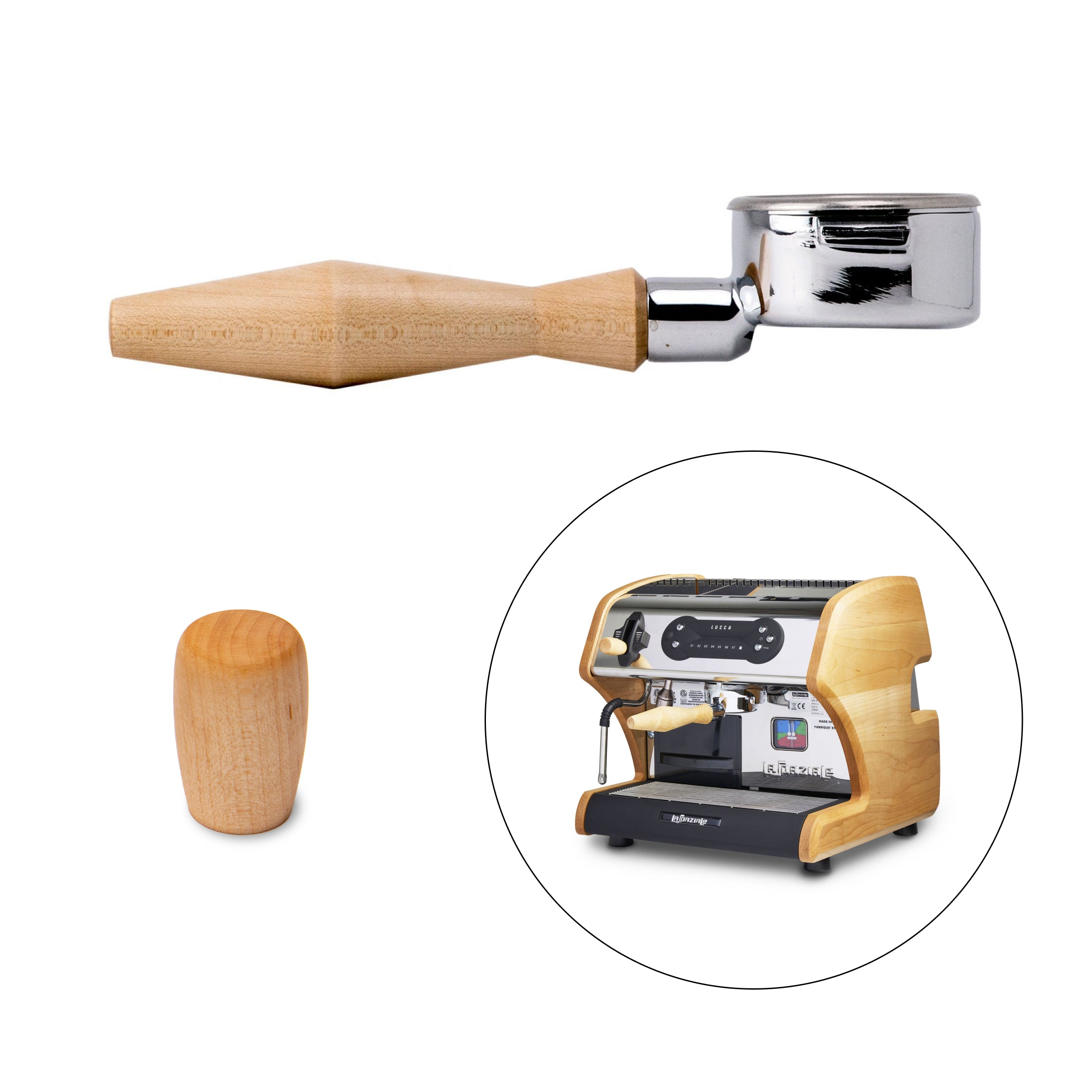 Premium Espresso Machine with Elegant Wood Touch Points - Perfect for Home Baristas & Coffee Lovers | Ideal for Kitchens, Offices & Coffee Shops
