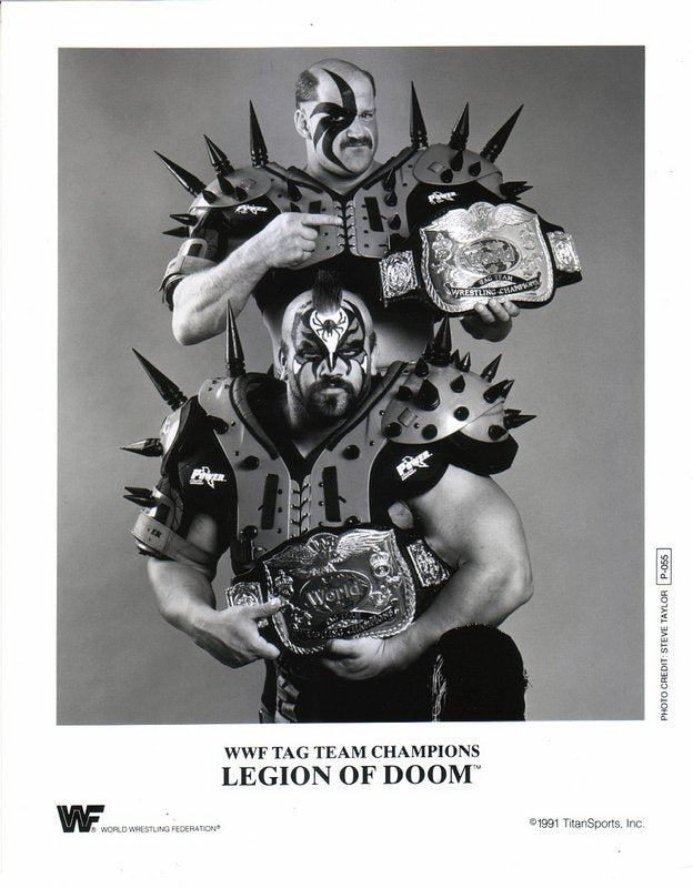 1991 WWF Tag Team Champions Legion of Doom P055 Wrestling Action Figure - Collectible Vintage Wrestling Toy for Fans & Display