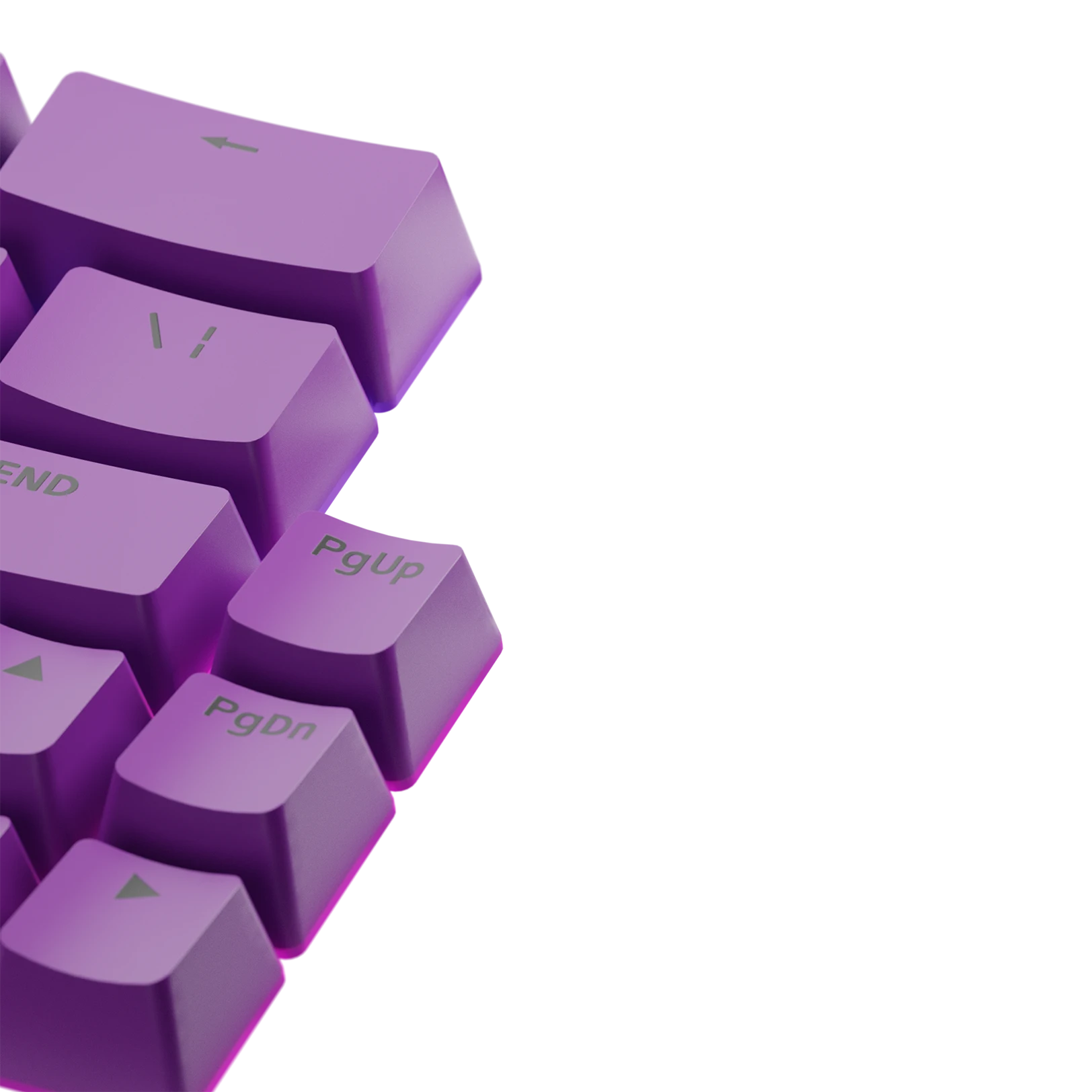 Epic Purple Keycaps for Mechanical Keyboards - Durable PBT Keycaps for Gaming & Typing - Perfect for PC, Mac & Laptop Keyboards (US Layout)