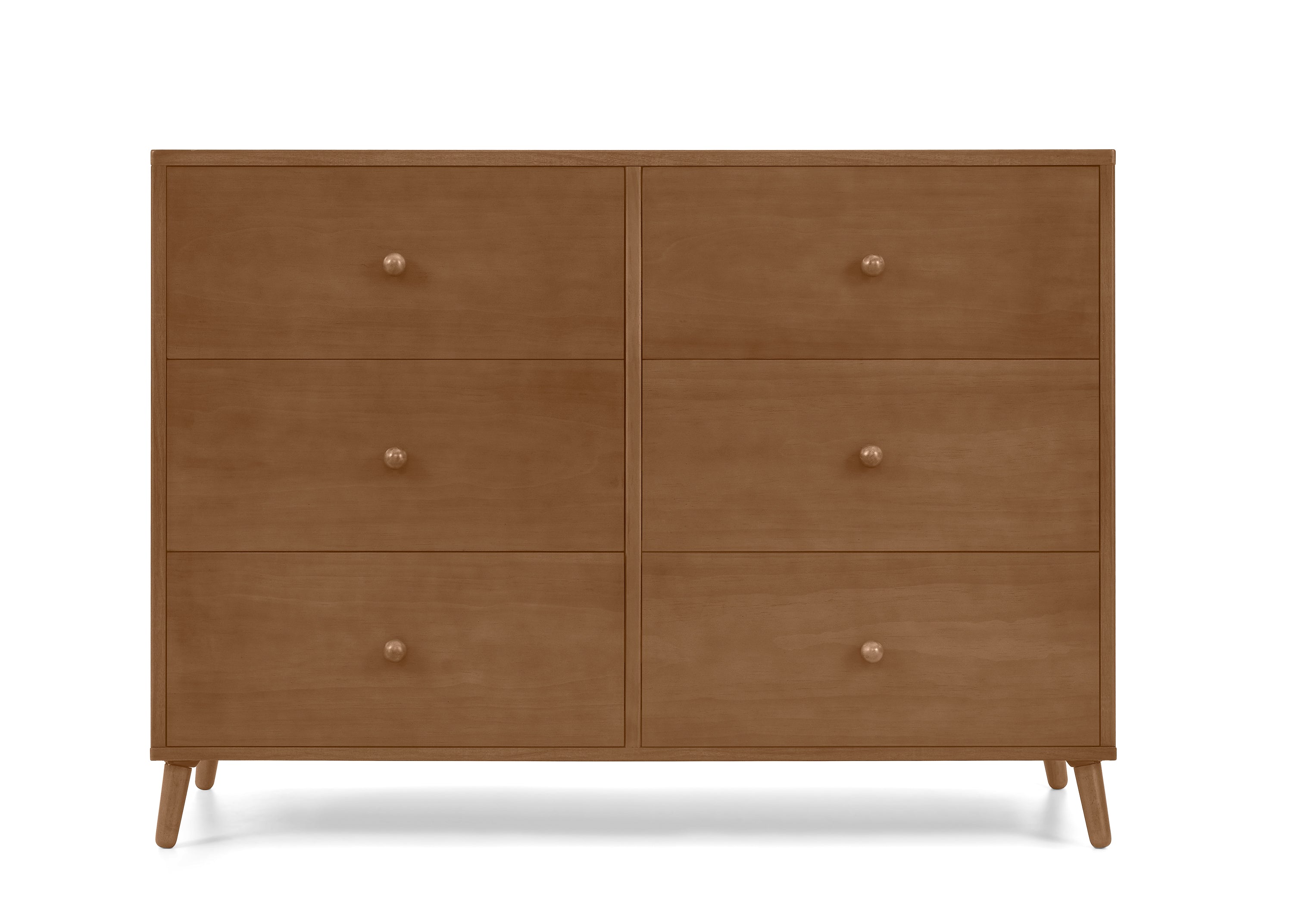Essex 6-Drawer Dresser with Interlocking Drawers - Sturdy Bedroom Storage Furniture for Clothes & Accessories | Perfect for Master Bedroom, Guest Room & Nursery Organization