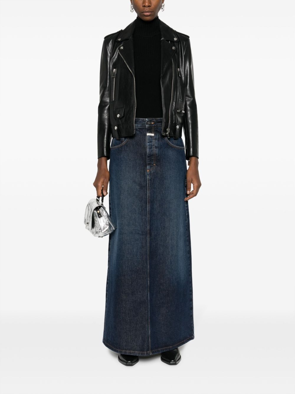 Stylish Blue Closed Skirts for Women - Perfect for Office Wear, Casual Outings & Special Occasions