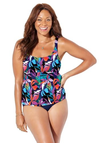 Navy Abstract Floral, Navy