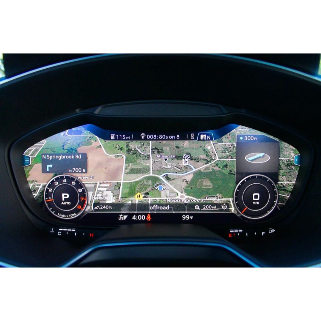 Crux RVCAD 81T Rear View Camera System with Sightline Safety View - Seamless Integration for Audi TT | Enhanced Parking & Driving Safety