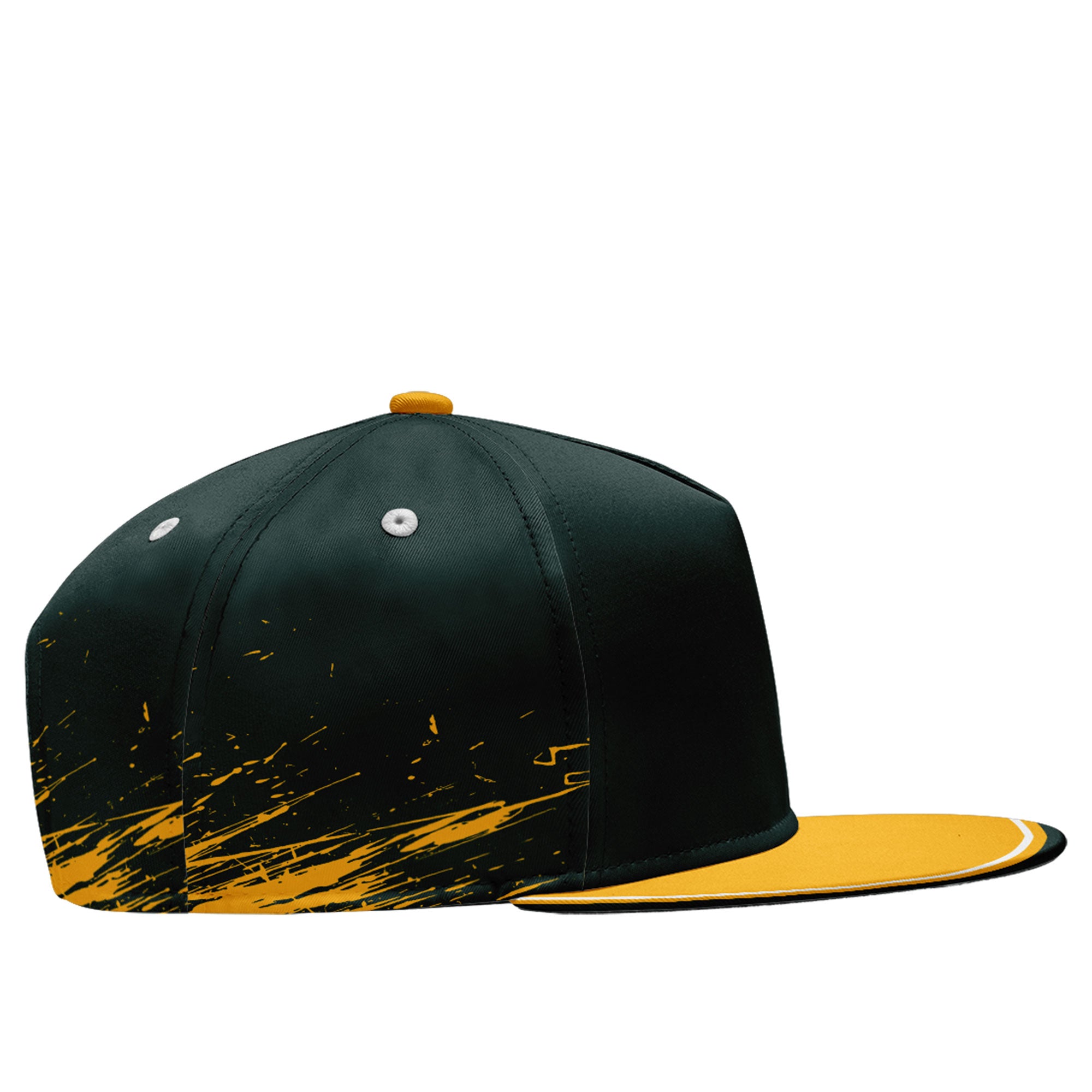 Custom Green & Yellow Green Bay Packers Adjustable Baseball Cap - Embroidered Sport Design, Personalized Hat for Men & Women - Perfect for Football Games, Tailgating & Fan Gear (PR067B D020261)