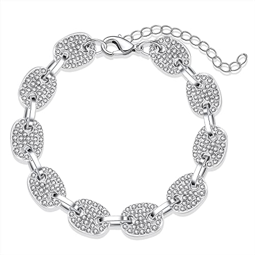 Silver Rhinestone Bracelet