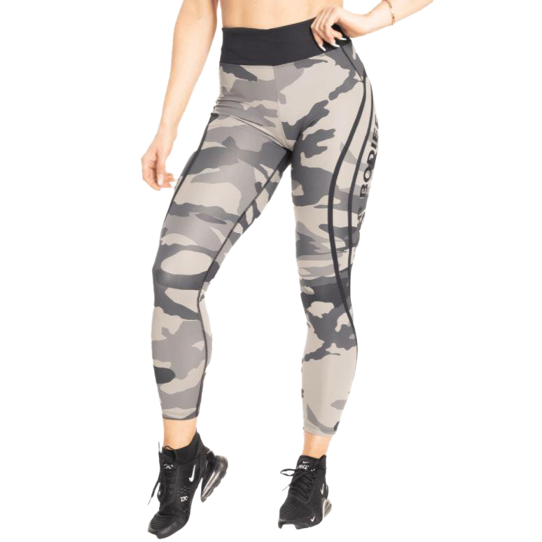 Better Bodies Camo High Tights - Tactical Camo Compression Leggings for Women | Workout, Running & Outdoor Activities