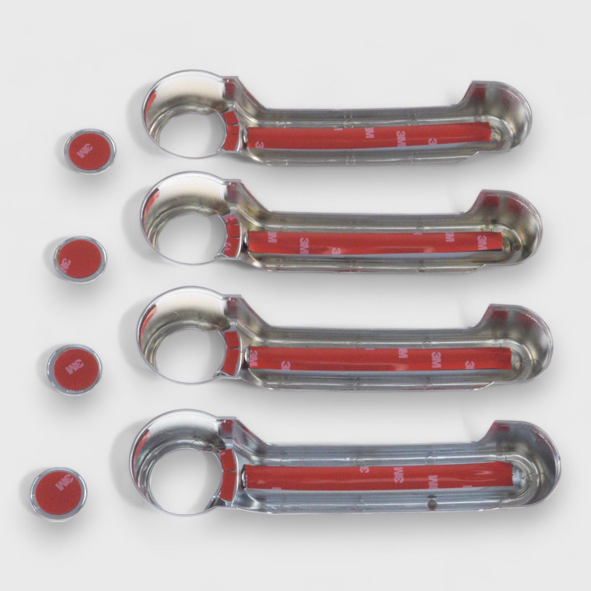 Chrome Door Handle Cover for Cars - Universal Fit, No Smart Key Required - DH122 - Protect & Enhance Your Vehicle's Exterior (Ideal for Daily Commute, Road Trips & Car Shows)