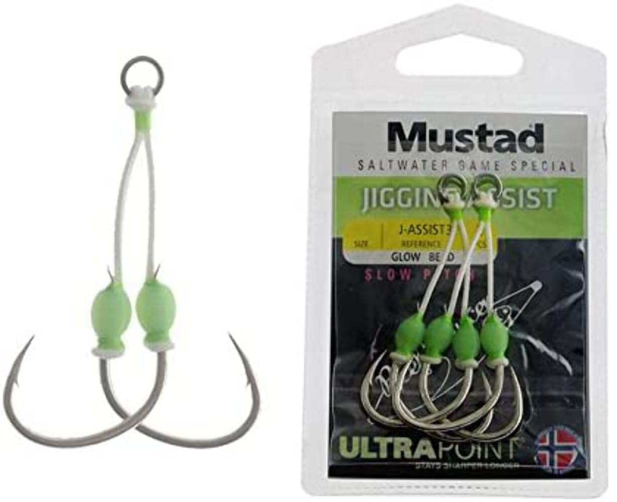 Mustad Slow Pitch Jig - Premium Saltwater Fishing Lures for Slow Pitch Jigging - Ideal for Deep Sea Fishing, Offshore Angling, and Targeting Bottom Fish Species