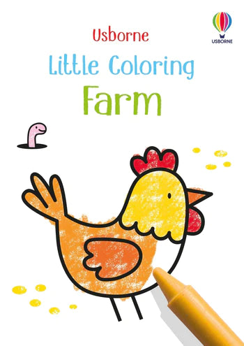 Little Coloring Farm - Fun & Educational Farm Animal Coloring Book for Kids | Perfect for Home, School & Travel Activities