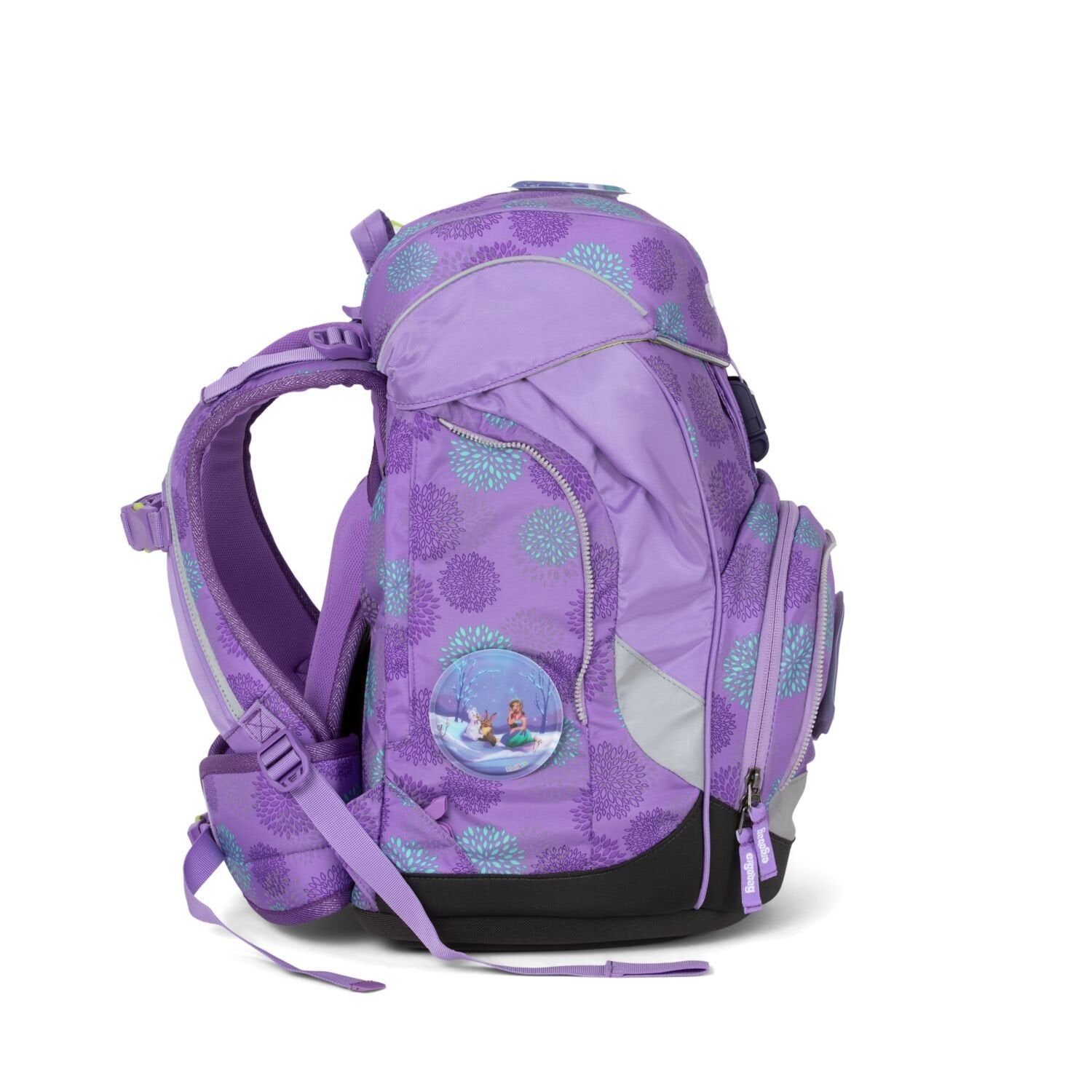 Ergobag School Backpack 6-Piece Set - SleighBear Glow Edition | Lightweight Durable Backpack for Kids | Perfect for School, Travel & Outdoor Adventures