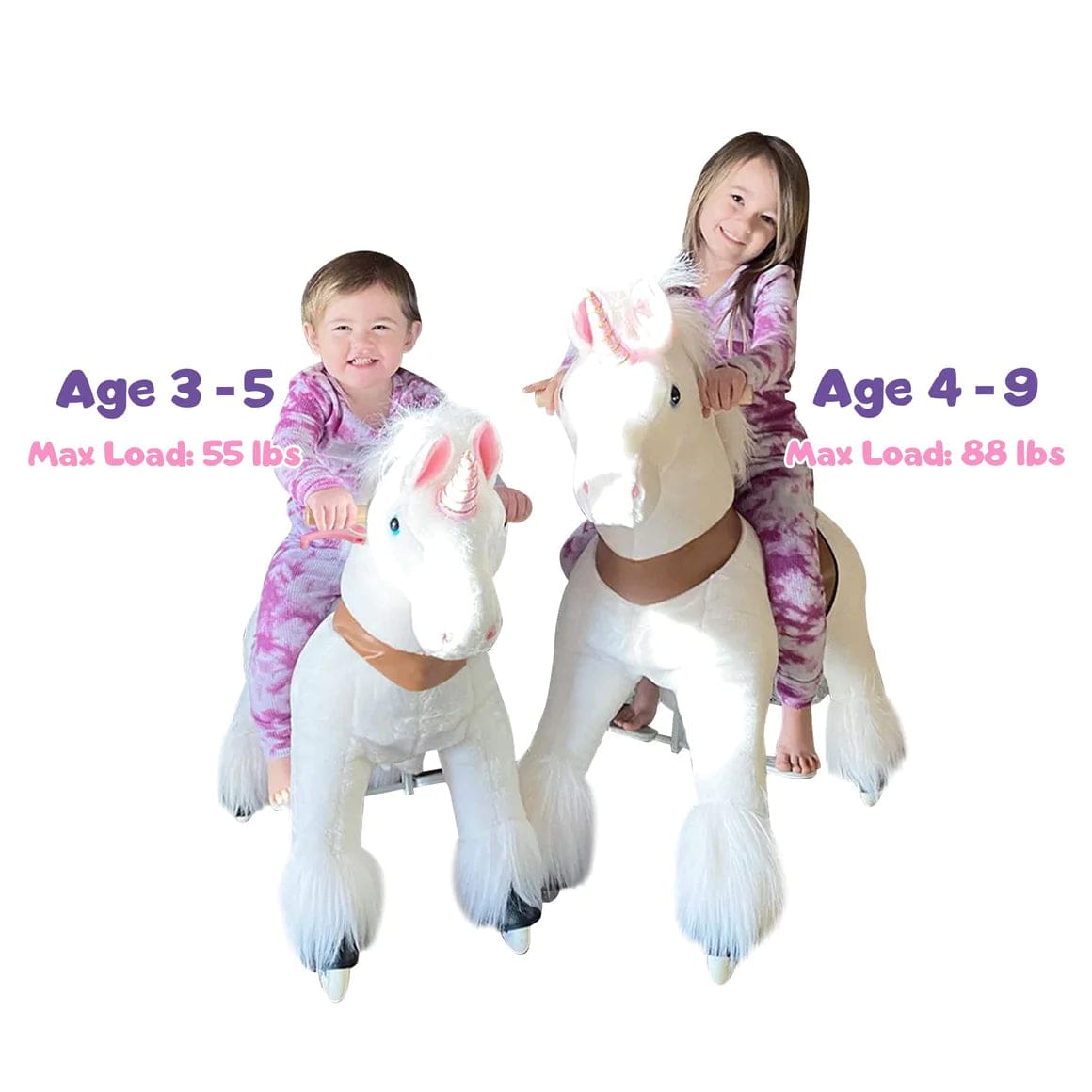 Ponycycle Ride On Toy for Kids Ages 3-5 | Interactive Rocking Horse with Wheels | Perfect for Indoor & Outdoor Play, Birthday Gifts, and Preschool Learning Activities