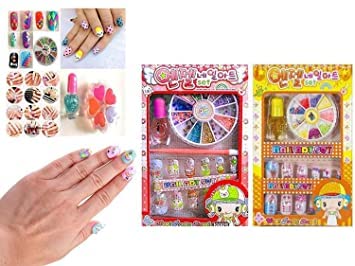 RBC RELIABLE Kids Nail Art Kit for Girls - 24 Colors Non-Toxic Nail Polish Set with Stickers & Tools - Perfect Birthday Gift for Girls Ages 5-12 (Pack of 2) - Fun DIY Nail Design for Parties, Sleepovers & Playdates