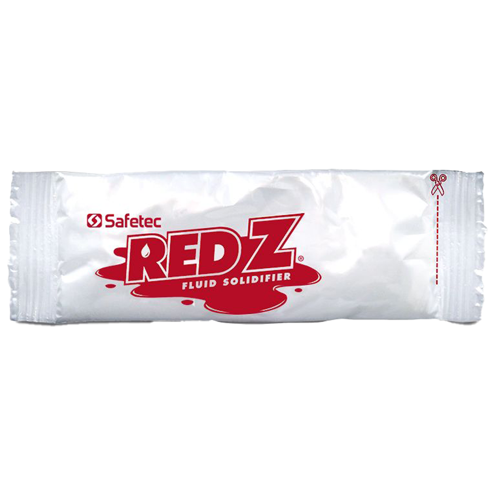 REDZ Fluid Solidifier Sachet 21g - Fast-Acting Spill Absorbent for Oil, Coolant & Chemicals | Ideal for Garage, Workshop & Industrial Cleanup