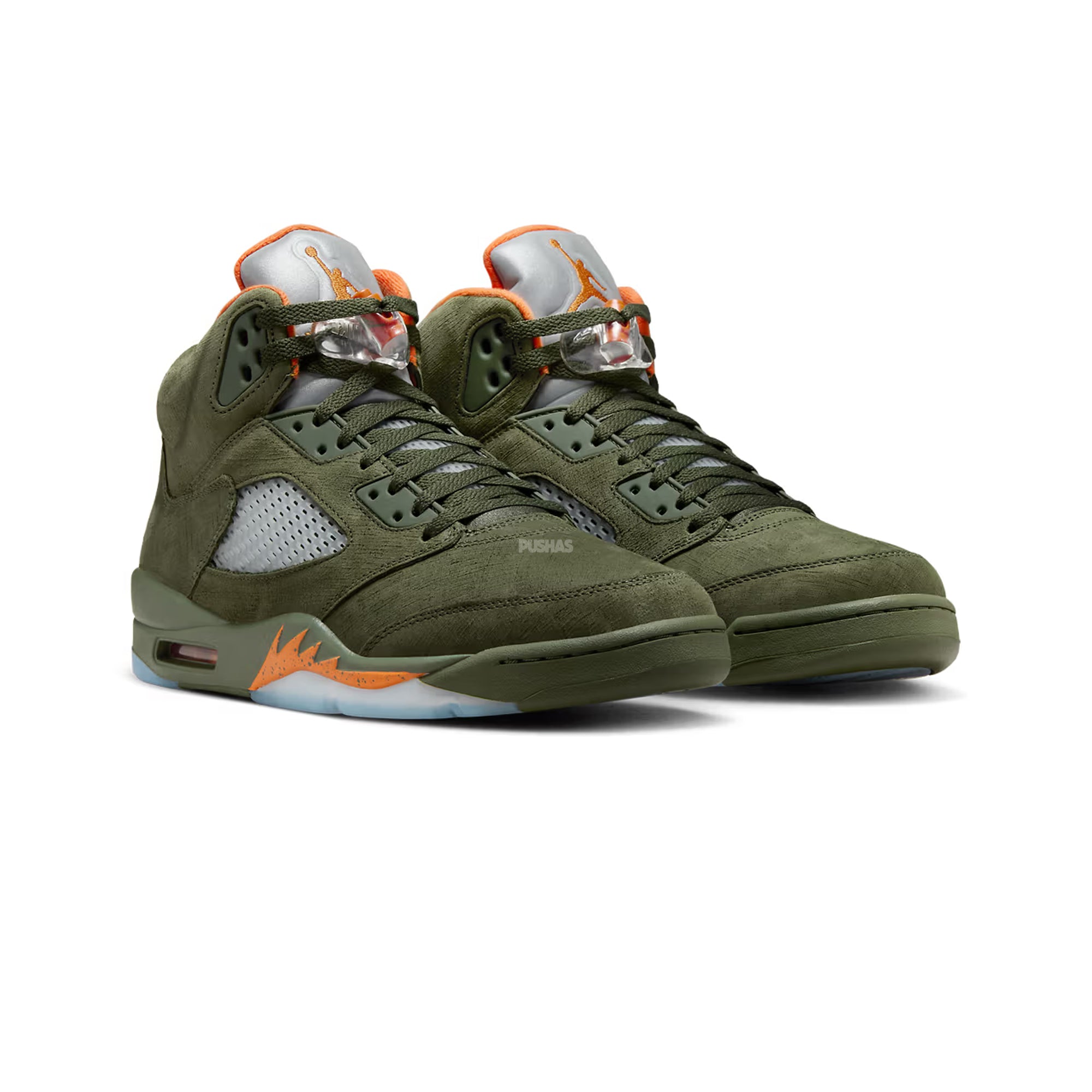 Air Jordan 5 Retro 'Olive' 2024 Men's Basketball Shoes - Premium Retro Sneakers for Streetwear & Casual Style | Perfect for Sneaker Collectors & Basketball Fans
