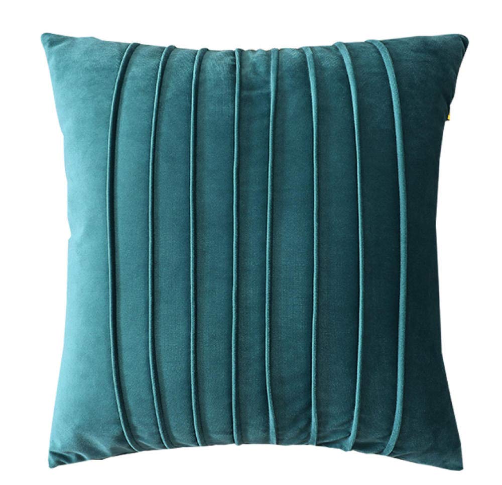 QWE Velvet Sofa Pillow Cushion - 45x45cm Soft Decorative Throw Pillow for Living Room, Bedroom & Dorm - Perfect for Couches, Beds and Home Decor