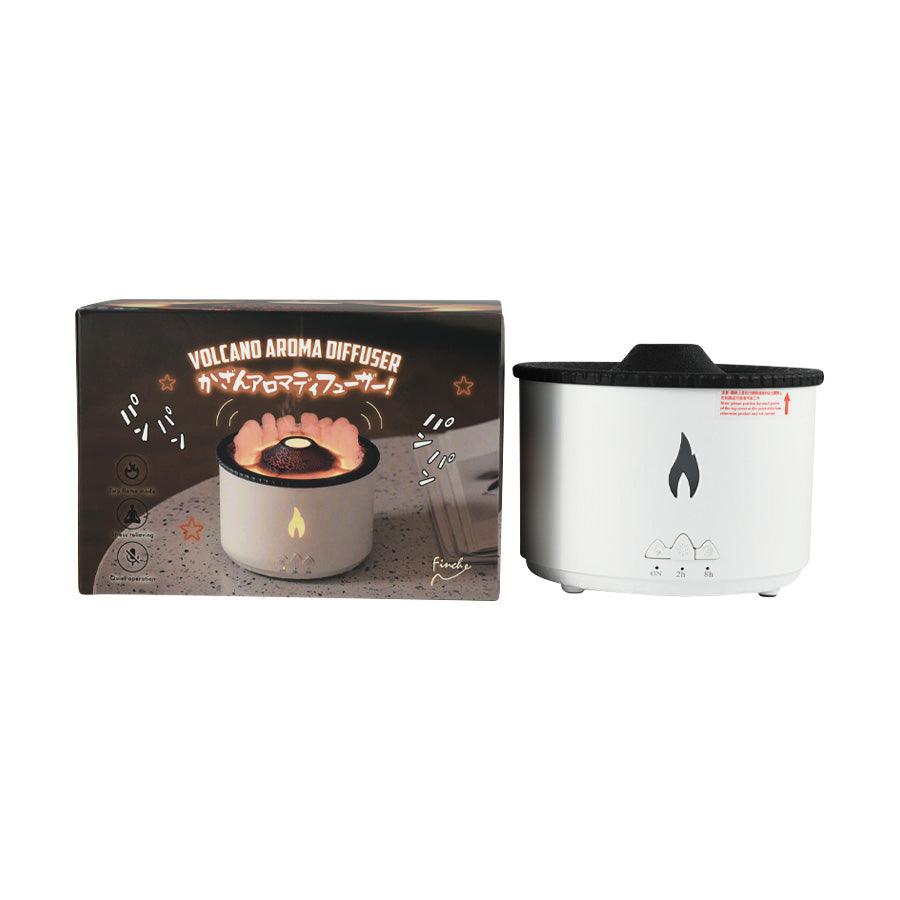 Premium VOLCANO Aroma Diffuser for Essential Oils - Ultrasonic Cool Mist Humidifier with 7 LED Color Changing Lights, Perfect for Home, Office, Yoga & Spa Relaxation