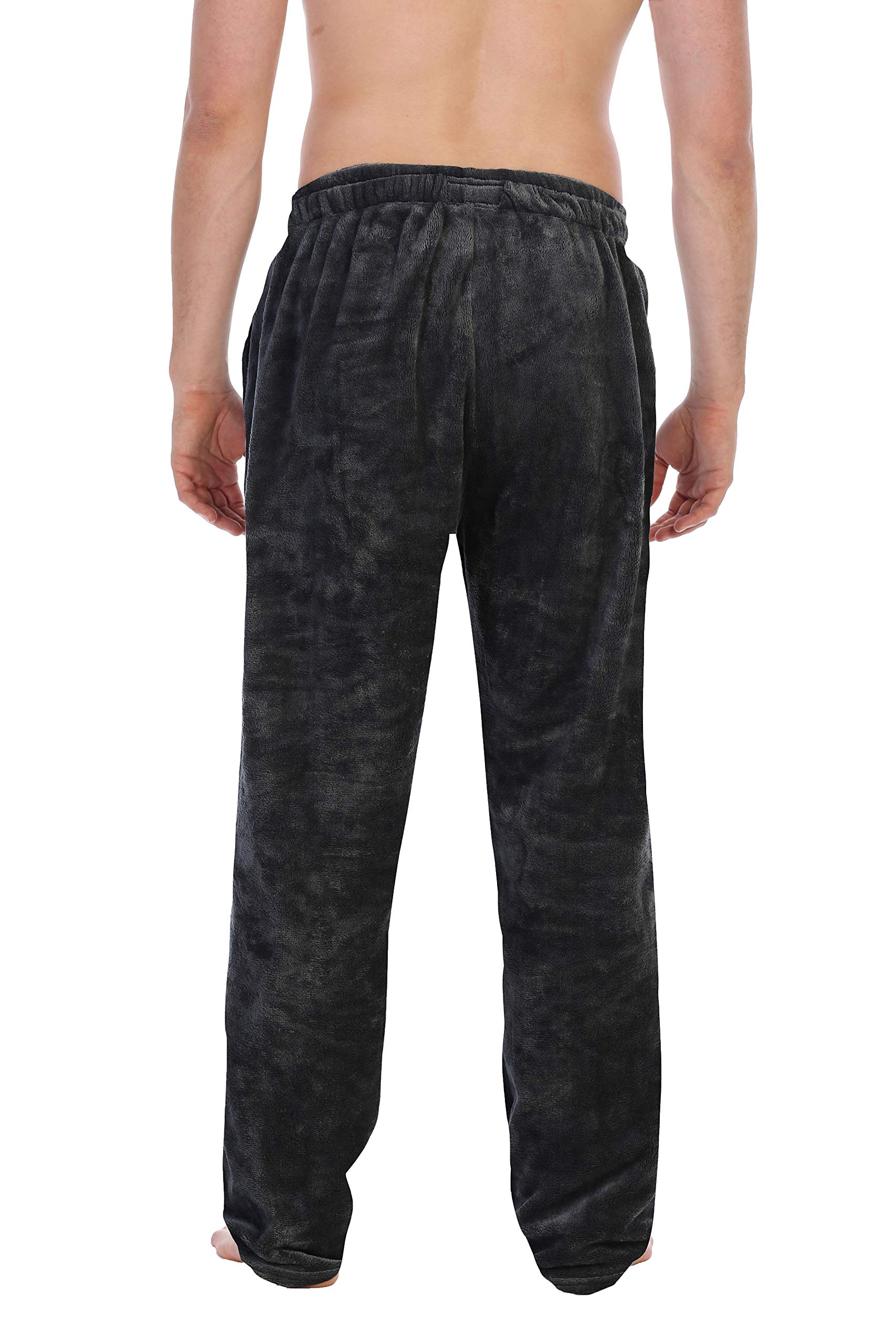 Gioberti Men's Super Soft Plush Pajama Pants - Cozy Lounge Pants for Relaxing at Home, Sleepwear & Comfortable Nightwear